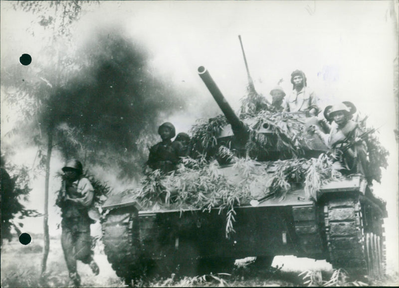 Tank from the Indochina War - Vintage Photograph