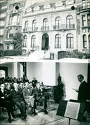 National Music Academy opened - Vintage Photograph