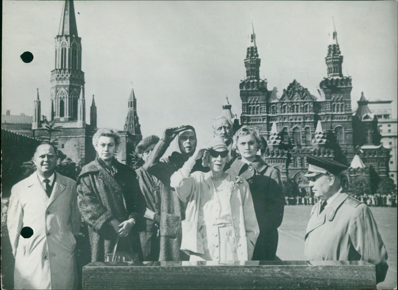 Queen Elizabeth in Moscow - Vintage Photograph