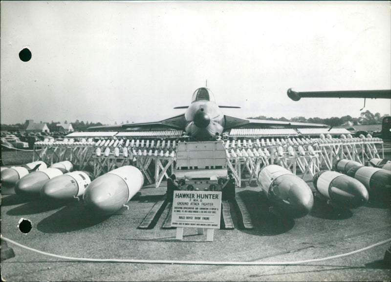 The armament of the Hawker Hunter. - Vintage Photograph