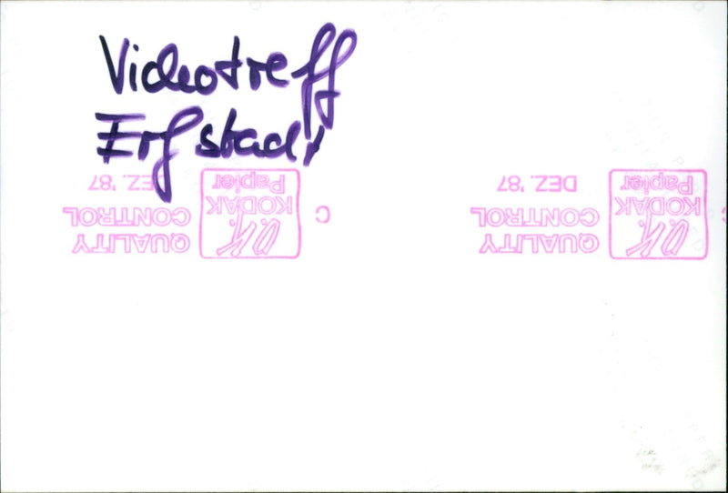 Video meeting Erftstadt - Vintage Photograph