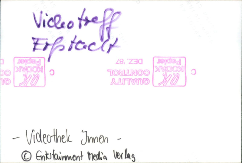 Video meeting Erftstadt - Vintage Photograph