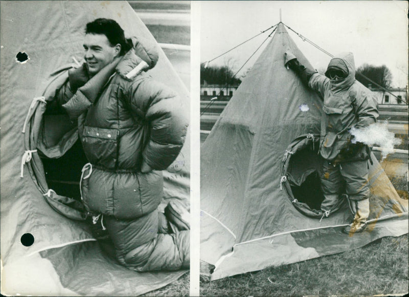 Mr. Jacques Giot, a member of the Expedition - Vintage Photograph