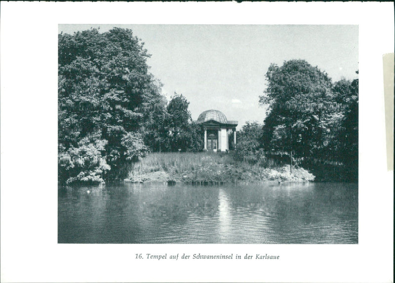 KASSEL TEMPLE SWAN ISLAND KARLSAUE LOCATED TOWN COTO - Vintage Photograph