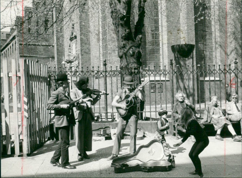 Musicians in Copenhagen - Vintage Photograph