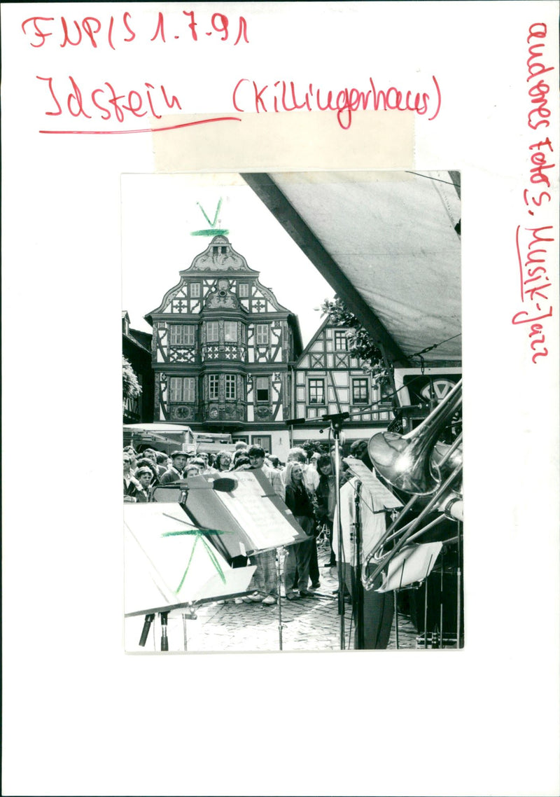 1991 CHOI PACA CGD UIM IDSTEIN KILUGERHACES MUSIC JAZZ ROCK - Vintage Photograph