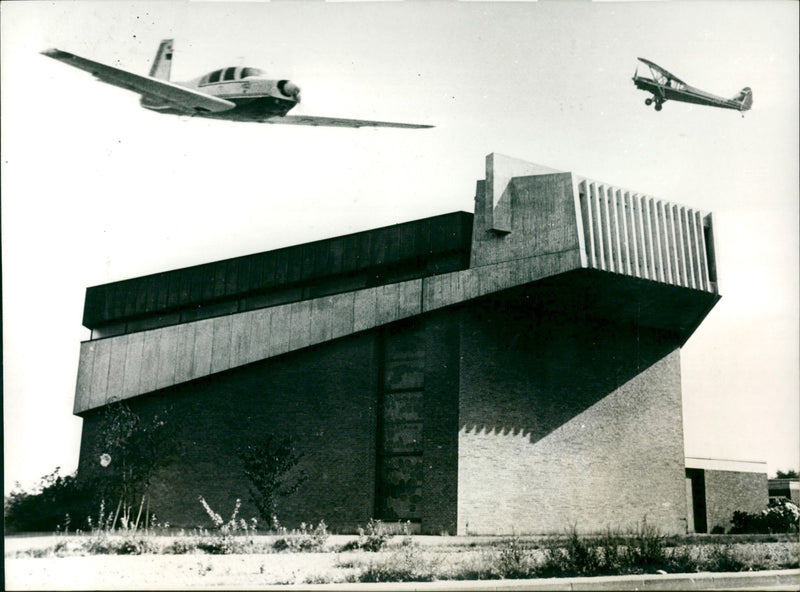 NEW AALTO THEATER ESSEN LOCATED - Vintage Photograph