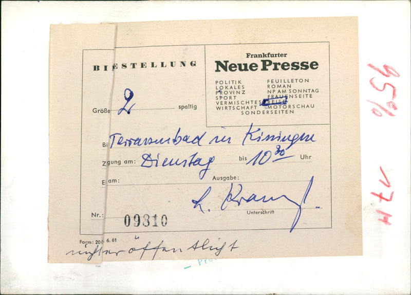KISSINGS KININGNE DIEUSTAS PRAM ZUNG ISSUE SIGNATURE NOT OPEN - Vintage Photograph