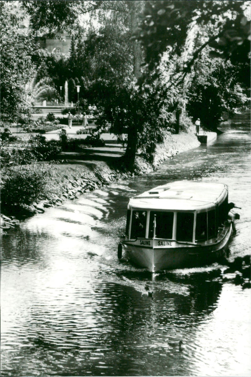 KISSINGS BAD KISSINGEN LOCATED FRANKISCHE SAALE DAMPFERLE - Vintage Photograph