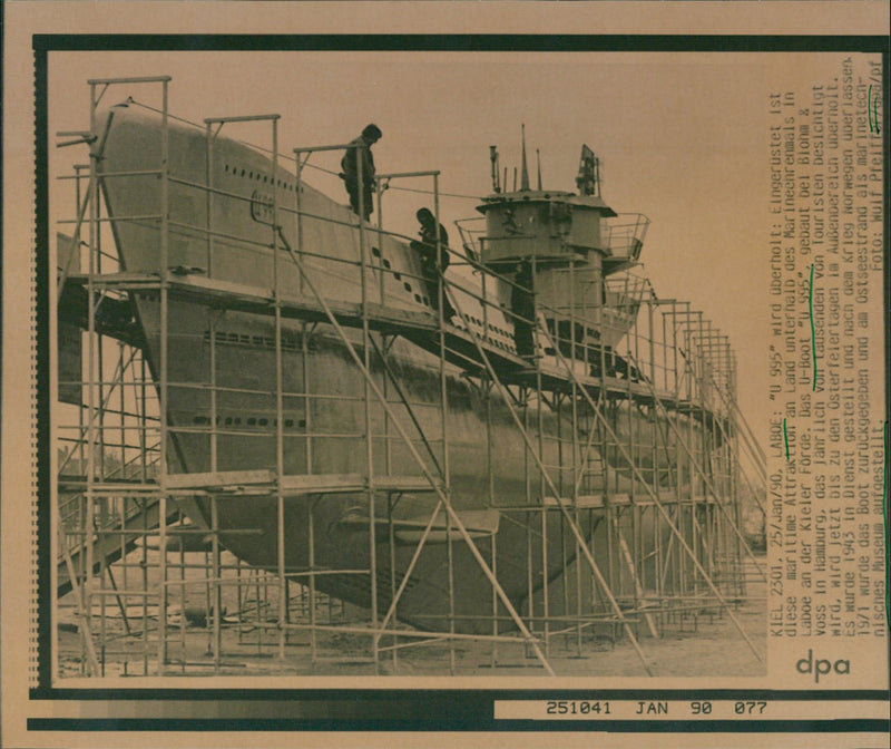 RABOE THIS MARITIME ATTRACTION TOIT ENCRUSTED LAND BELOW NAVAL - Vintage Photograph