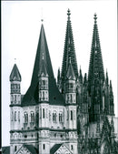 CHURCHES KOLNER CATHEDRAL POWERS THIS NATURALLY FILM - Vintage Photograph