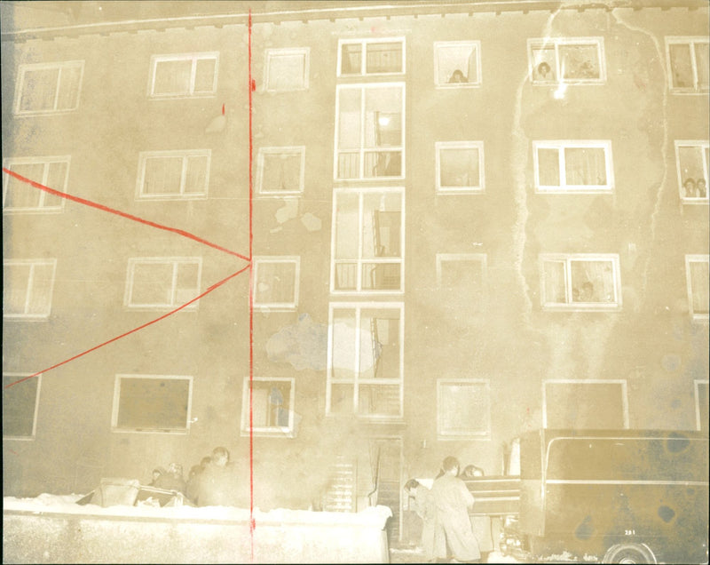 1970 ESSO PERS MURDER MURDERVERSUC CHIEDENE WALLER ZEK FRANKFU - Vintage Photograph