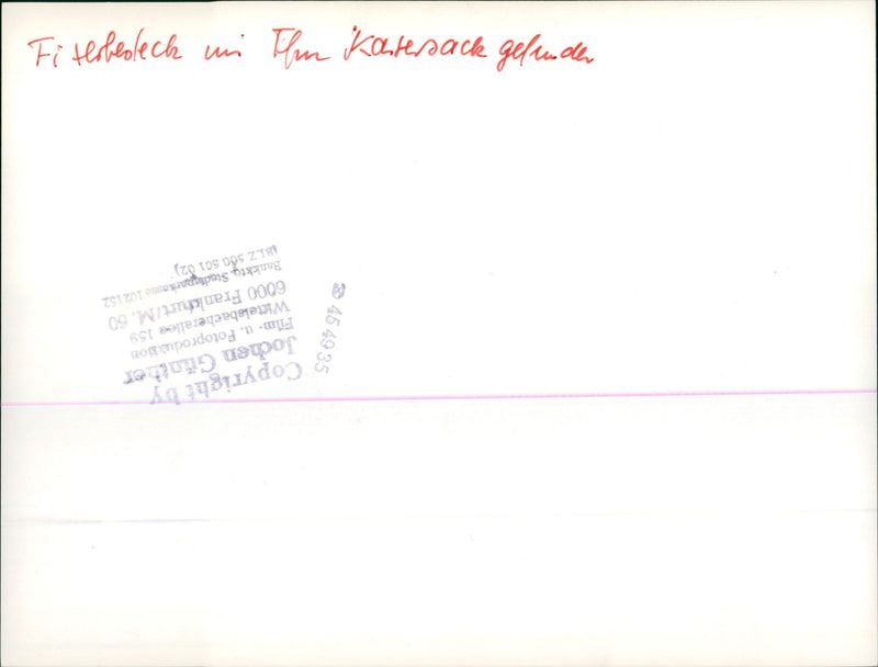 RAUSCHGIFT FRANKFURT SYRINGE FOTOPRODUCTION WITTELSBAC FILM - Vintage Photograph