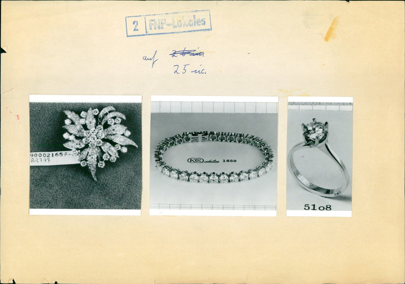 CRIMEA RAUB JUWE LENROUBO MURDER PUSCHNER JEWELLER - Vintage Photograph