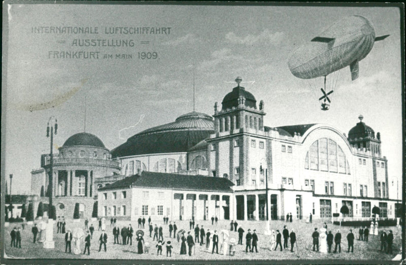 International Aviation Exhibition Frankfurt 1909 - Vintage Photograph