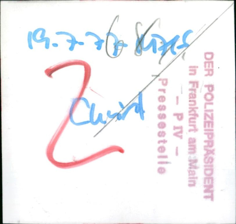 CRIMEA RAUB JUWE LENROUBO JEWELLER PUSCHNER MURDER POLIZEITRASIDENT - Vintage Photograph