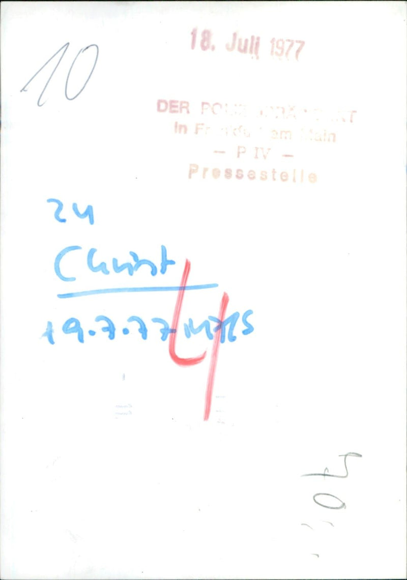 1977 CRIMEA RAUB JUWE LENROUBO JEWELLER PUSCHNER MURDER DER POL PIV PRESS - Vintage Photograph