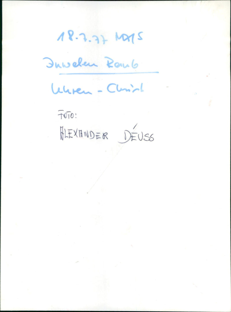 1977 CRIMEA RAUB JUWE LENROUBO JEWELLER PUSCHNER MURDER DUWELEN RAINBOW - Vintage Photograph