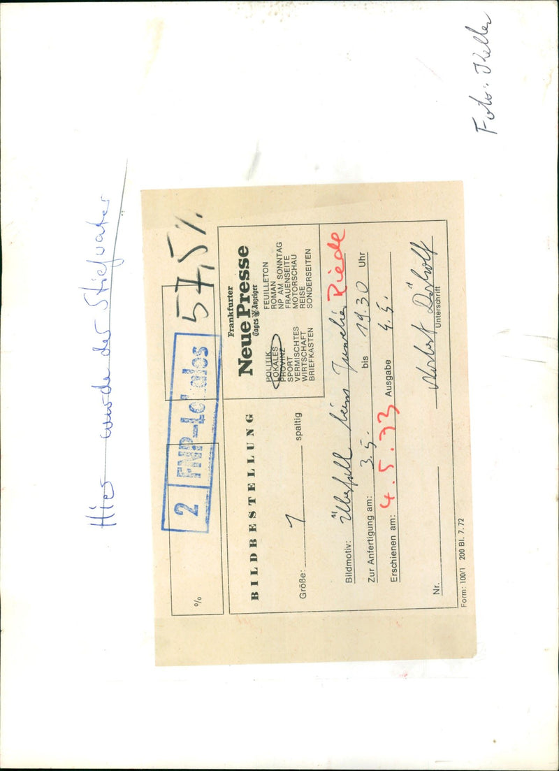 1972 RAUB DIFFERENT JEWELLER MURDER JEWELER PUSCHNER CRIMEA JEWEL ROBBERY DIFF - Vintage Photograph