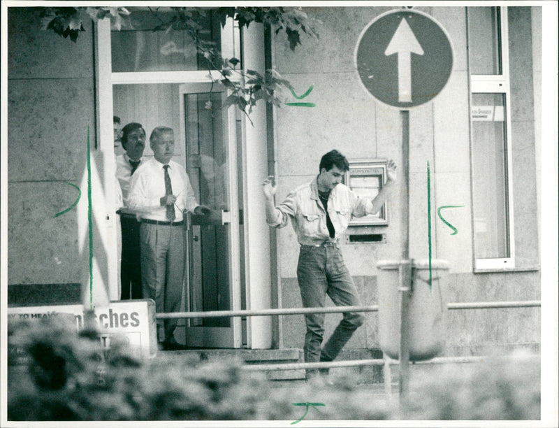 1989 BANK GELDERRA ESSE KARLSRUL FRANKFURT SPARKASSE BAS FILM - Vintage Photograph