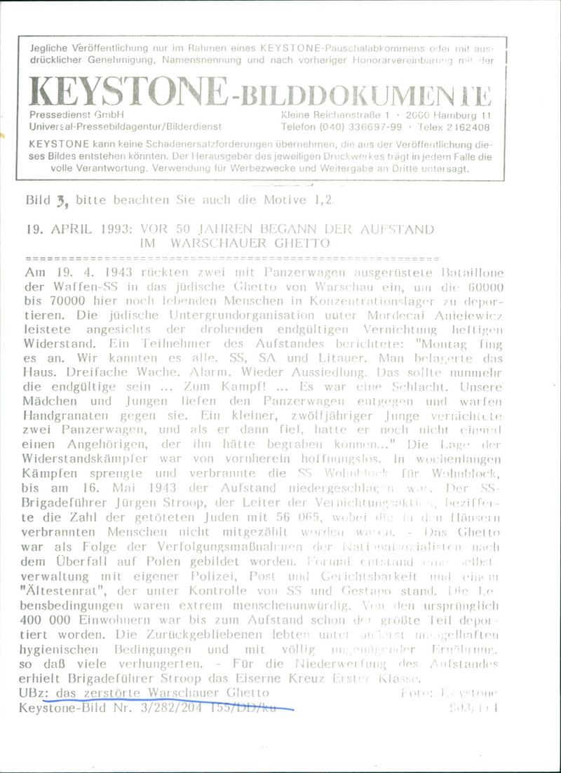 Ghetto ruins - Vintage Photograph