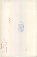 LETTER REFURBISHMENT OBERMAIN BRUCKS CONSTRUCTION REFUR FILM - Vintage Photograph