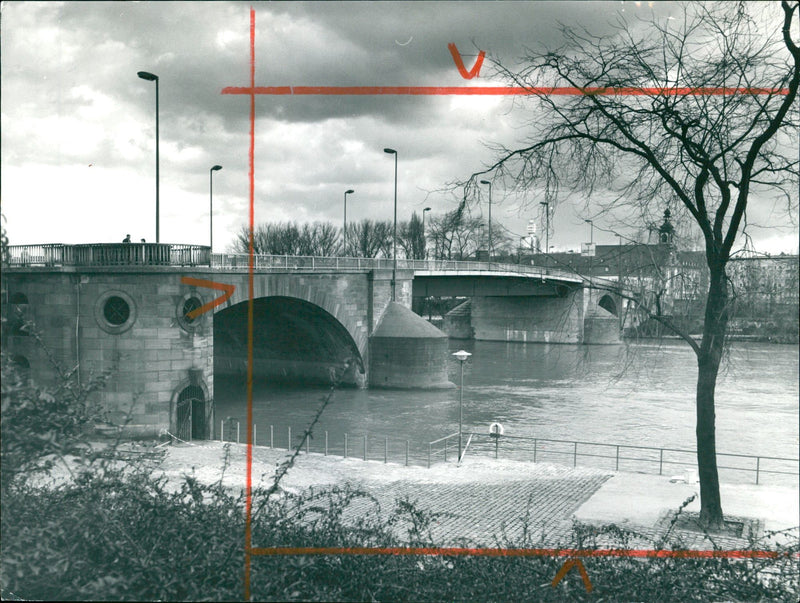 1982 BROCUEN OLD BRUCKE FAMOUS GERMAN POET POEM WRITTEN - Vintage Photograph
