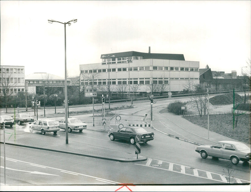 1988 BRAKE BRUCKS TRAFFIC LIGHT CAMBERGER BRUCKE WHILE STI FILM - Vintage Photograph