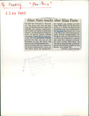 1989 FASTNIGHT FOUNTAIN RITZAMBA HEDDERNH PARIS FILM PETER - Vintage Photograph