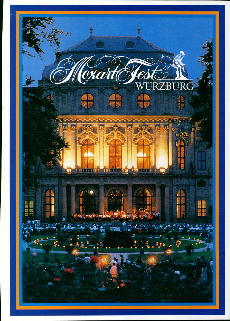 1978 WURZBURG MOZARTFEST ONCE AGAIN MUSICALLY AND STOICALL FESTIVAL OPERA - Vintage Photograph