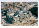 REICHSTAG RUIN AUSBAN FIRE STOP INSIDE ITSCHL BUNDESTAG BERLIN REICH FILM - Vintage Photograph