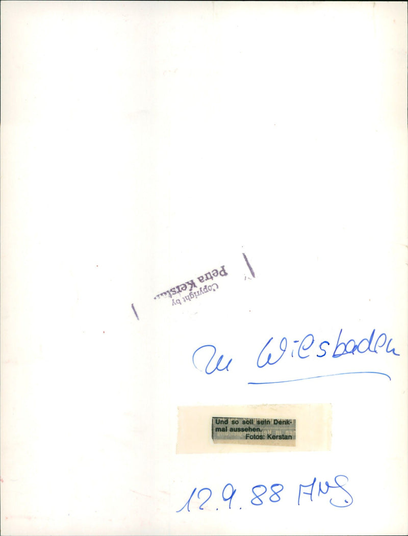 1988 BASED HERE APOTHECARY GARDEN SECA FLOWERS PLANTS KERSTAN GERMAN WRITER - Vintage Photograph