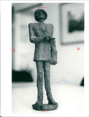 1988 BASED HERE APOTHECARY GARDEN SECA FLOWERS PLANTS KERSTAN GERMAN WRITER - Vintage Photograph