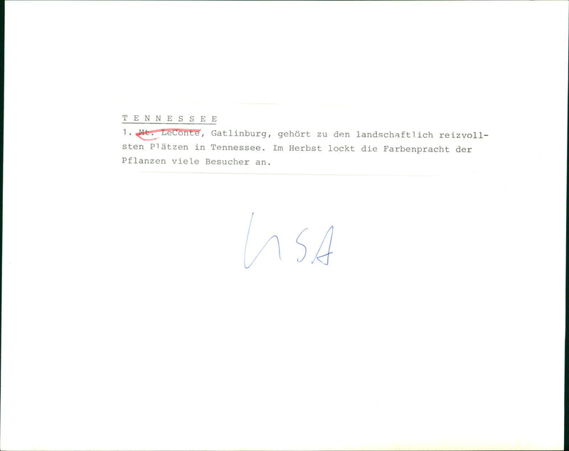 TENNESSEE LECONTE GATLINBURG HOME MOST SCENICLY ATTRACTIVE SQUARE - Vintage Photograph