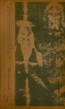 1998 CLOTH LINEN KEPT TURIN SHOWS TRACES BLOOD AND IMPRINT - Vintage Photograph