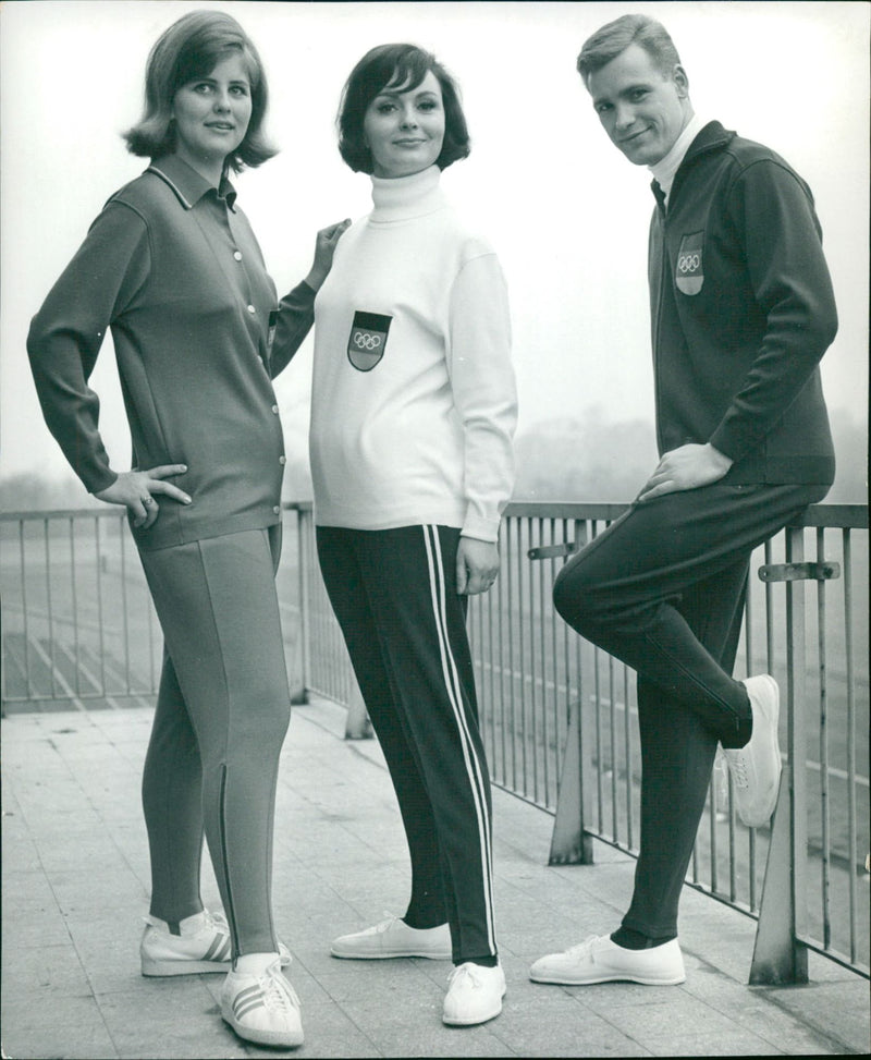 Olympic clothing - Vintage Photograph