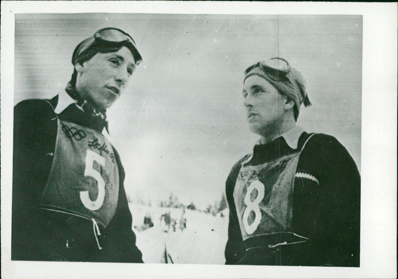 Olympic Winter Games 1948 - Vintage Photograph