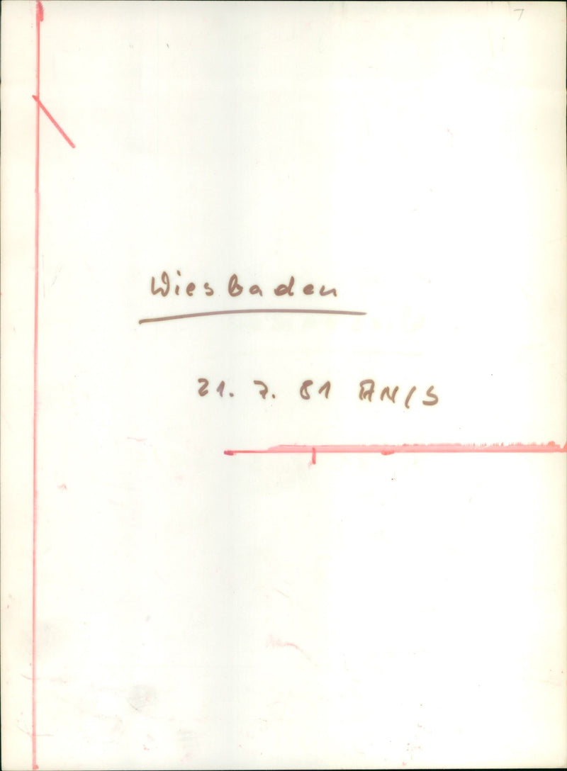 1981 Imprint of royalty free, voucher copy requested: Filmtheater of the Wiesbadener district - Vintage Photograph