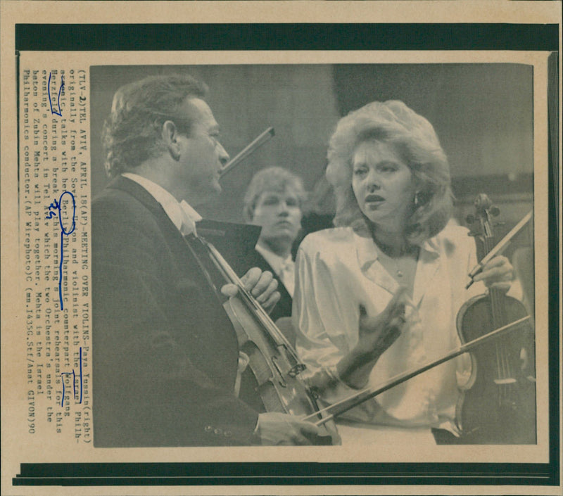 THEATER PHILHA RHONIE PHILHARMONIC LITTLE PHILHAUMONIA TOGETHER CONCERT - Vintage Photograph