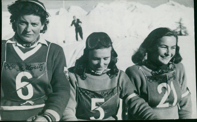 Olympic Winter Games 1948 - Vintage Photograph