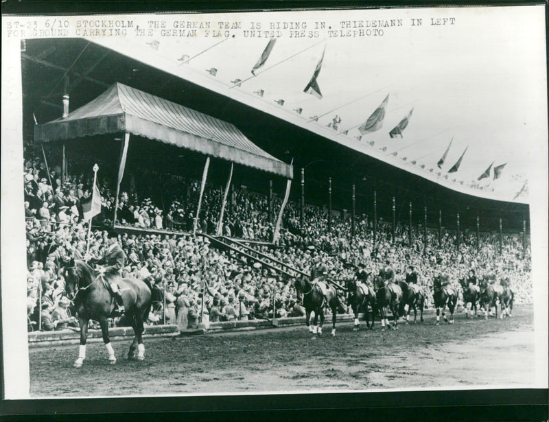 1956 Summer Olympics / Riding - Vintage Photograph