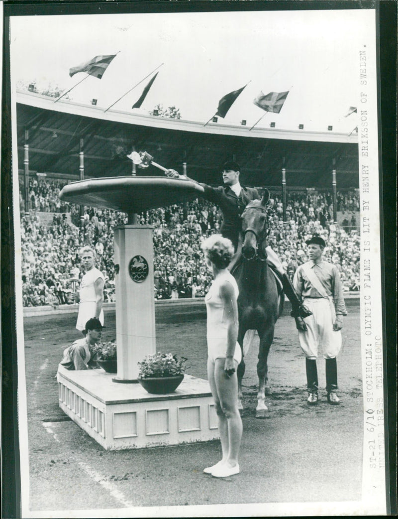 1956 Summer Olympics / Riding - Vintage Photograph