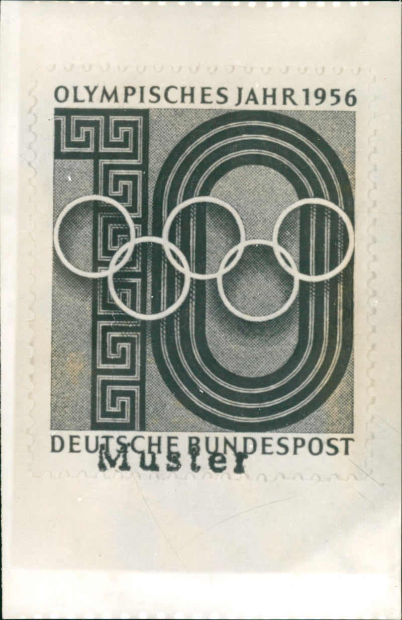 Olympic special stamp - Vintage Photograph