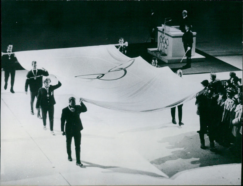 1964 Winter Olympics closing ceremony - Vintage Photograph