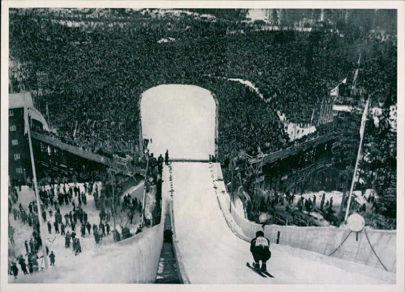 Oslo ski jump - Vintage Photograph
