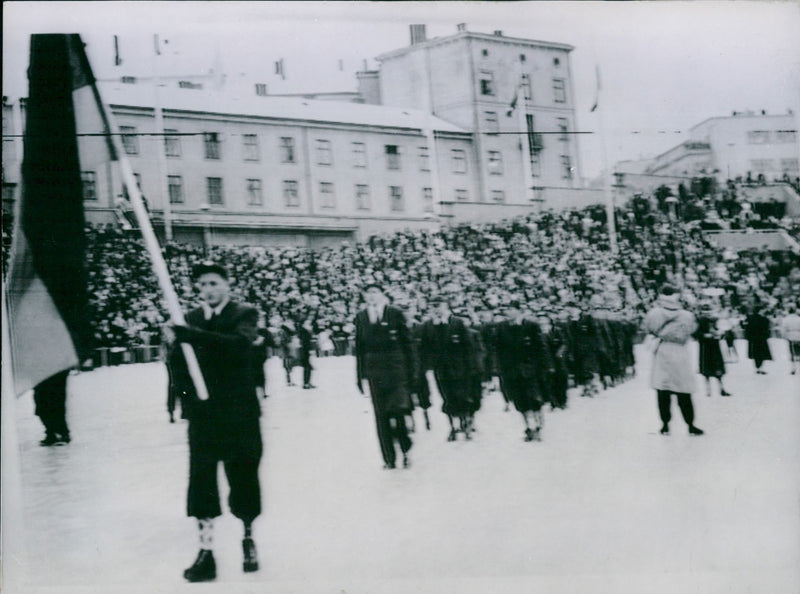 1952 Winter Olympics - Vintage Photograph