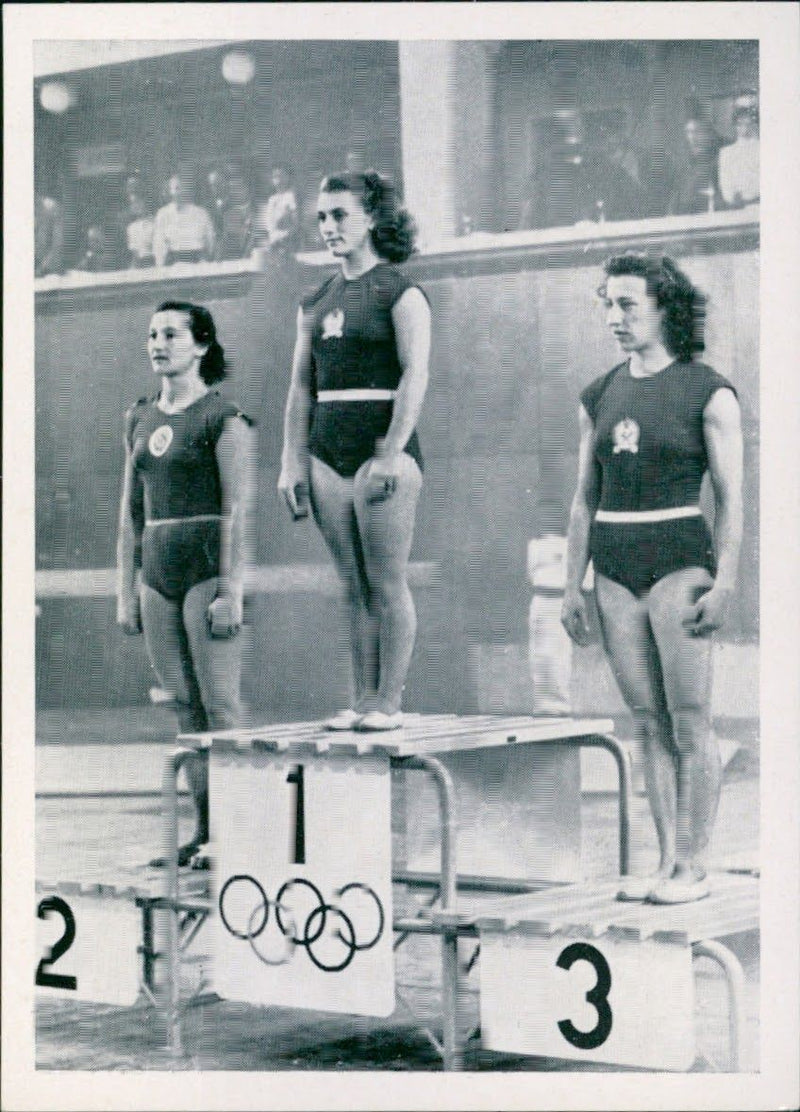 Marija Gorochowskaja, Jekaterina Kalinchuk and Galina Minaitschewa - Vintage Photograph