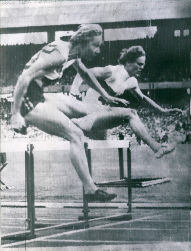 Shirley Strickland and Gisela Köhler - Vintage Photograph