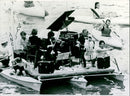 Music festival on the Seine - Vintage Photograph