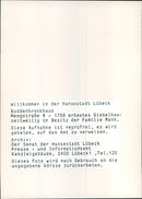 LUBECK UNIVERSITY MUSIC GROE PETERSGRUBE TEL ULLRICH PRE - Vintage Photograph